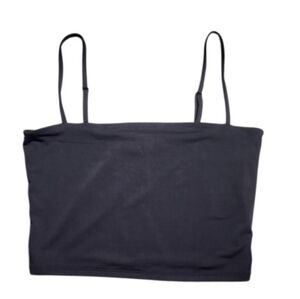 NEW Express Body Contour Women's Dark Gray Cropped Cami - S